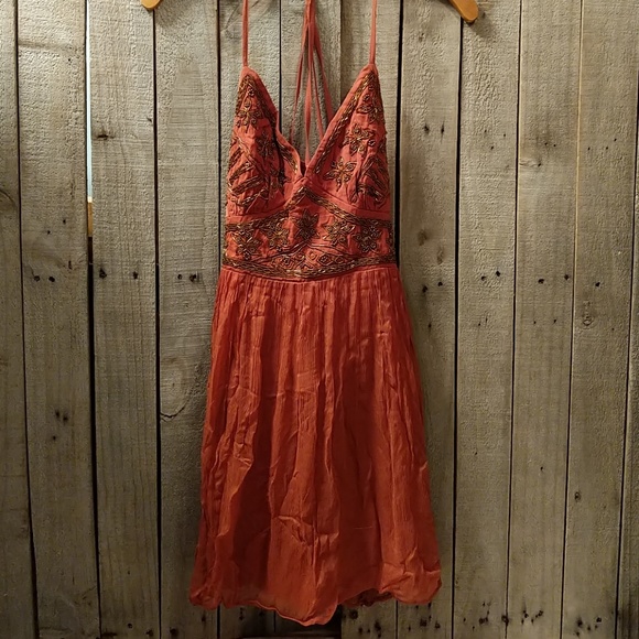 Hollister Dresses & Skirts - Brand NEW Hollister beaded halter dress